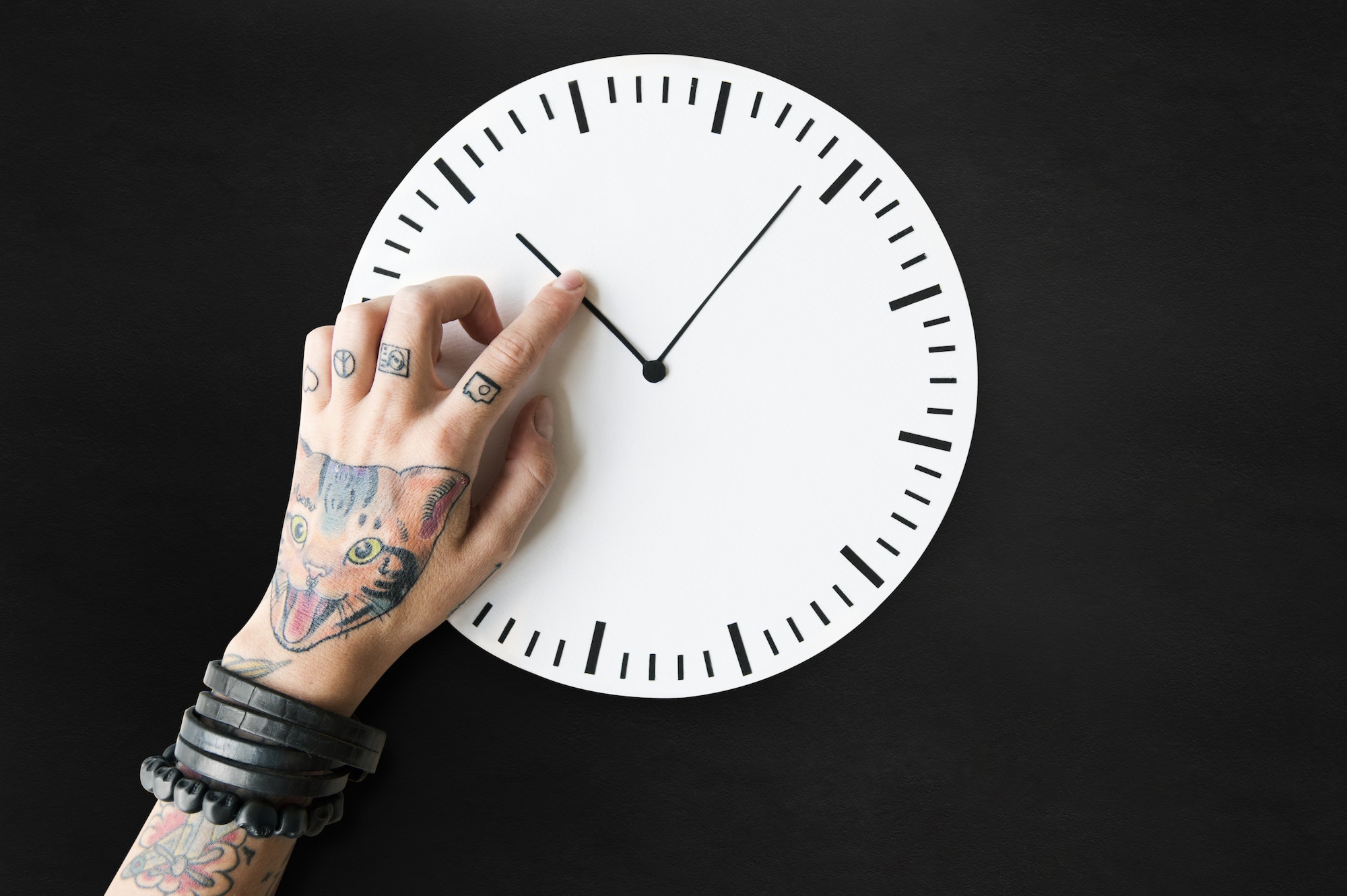 Tattoo Time Schedule Duration Punctual Second Concept